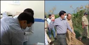 image: Haridwar dm vinay Shankar panday hospital checking