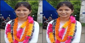 image: 21 year old Nikita became area panchayat member