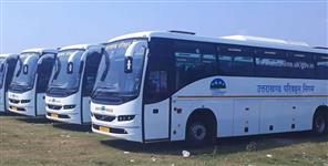 image: New buses operated by Uttarakhand Roadways