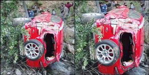 image: Car accident in Vikasnagar Tyuni
