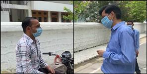 image: IAS deepak rawat help an poor man in haridwar