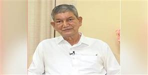 image: Former CM Harish Rawat observe a fast of silence