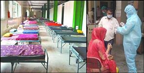 image: 45 Bed Isolation Center in Dehradun Police Line