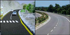 image: Char Dham All Weather Road Project Rishikesh to Srinagar Garhwal