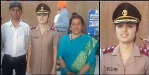 image: Vaishali harbola become lieutenant in indian army