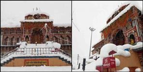 image: Snowfall in badrinath