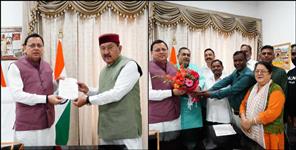image: MLAs meet at CM residence amid cabinet expansion
