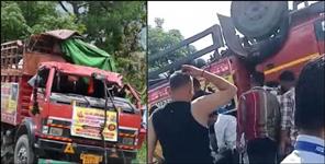 image: Tehri Truck Accident driver did not have a hill license