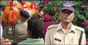 image: Nainital Chorgalia police station constable Bharat Prasad heart attack