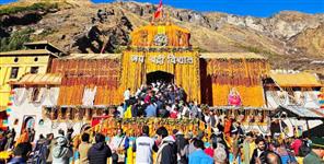 image: Badrinath temple doors are closed for winter season