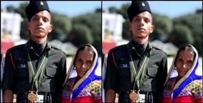 image: Army man from remote village won gold medal