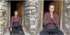 image: Simona Meditated In Meditation Cave For Two Days