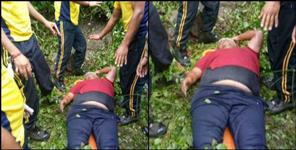 image: Rescue of youth from ditch after 2 days in Kotdwar