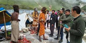 Action taken against 15 sadhus in Kedarnath under Operation Kalnemi
