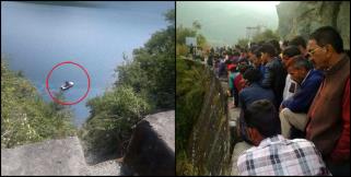 image: Search opration in tehri lake