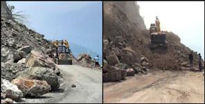 image: Champawat Tanakpur Allweather Road closed for 10 days due to landslide
