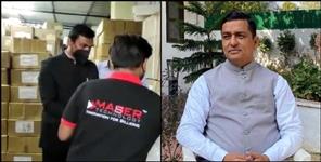 image: Anil Baluni delivers oxygen concentrator in Pauri Garhwal