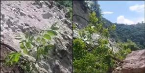 image: Chamoli Landslides Block Karnaprayag-Simli Road