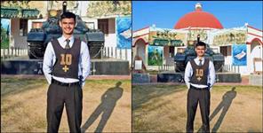 image: Mayank Rai became lieutenant in Indian Army