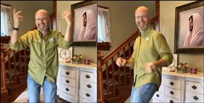 image: America Dancing Dad Ricky Pond Dancing On Fwa Baga Re Garhwali Song