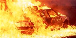 image: Uttarkashi car caught fire