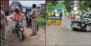 image: 15391 Kanwariyas sent back from Uttarakhand border