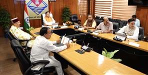 image: important meeting of Dhami cabinet has begun