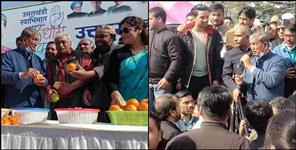image: Harish Rawat neembu malta party in Dehradun