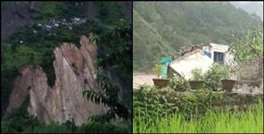 image: Devastation due to heavy rains in pithoragarh