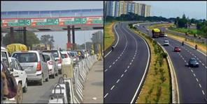 image: Preparation to collect toll fee on Delhi-Meerut Expressway