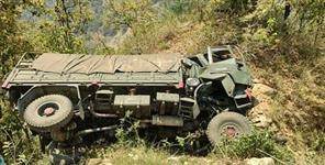 image: Tehri Garhwal Rishikesh Gangotri Highway Army Truck Accident