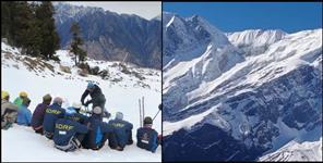 image: Glacier monitoring in Chamoli district