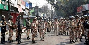 image: High alert in the state after violence in Haldwani  police force deployed