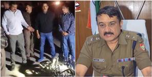 image: robber caught in a police encounter in Dehradun