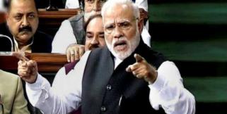 image: pm modi in sansad