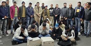 image: 13 accused of cyber fraud gang arrested