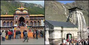 image: Crowd of devotees in Badrinath Kedarnath