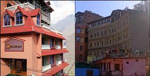 image: Joshimath Sinking Hotel Malari Inn Hotel View Demolition