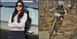 image: Poonam Rana a champion mountain biker of Uttarakhand