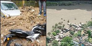 image: Heavy destruction due to cloudburst in Dharchula Pithoragarh