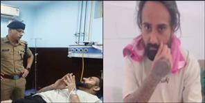 image: uproar over viral photo of accused Gagan Ratanpuriya