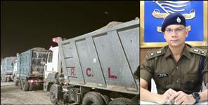 image: Laws fail in the game of soil mining people caught trucks on highway