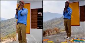 image: Garhwal student singing jagar video viral