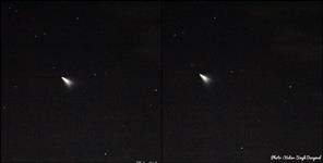 image: NASA Space Telescope James Webb seen from Nainital