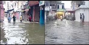 image: Flood like situation in Haridwar two people death