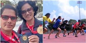 image: sister-in-laws Win three Medals in Athletics