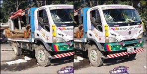 image: Truck hit women in Dehradun