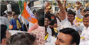 Trivendra Singh Rawat and Umesh Kumar Supporters Clash