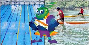 image: 38th National Games Hot swimming pools and thrill of water sports