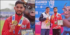 image: Uttarakhand Suraj Panwar Won Gold Medal in National Games Goa